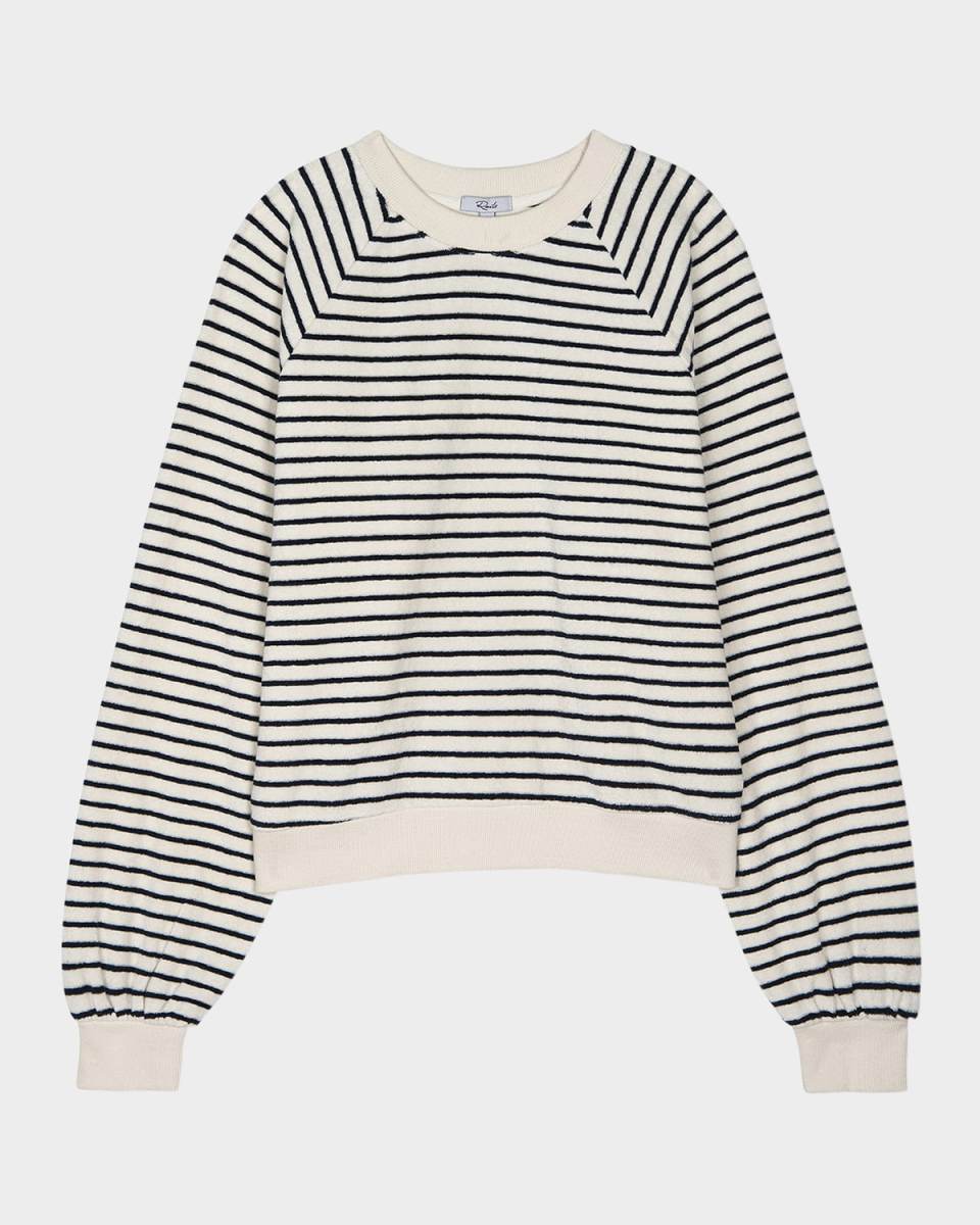 Theron Striped Cotton Sweatshirt